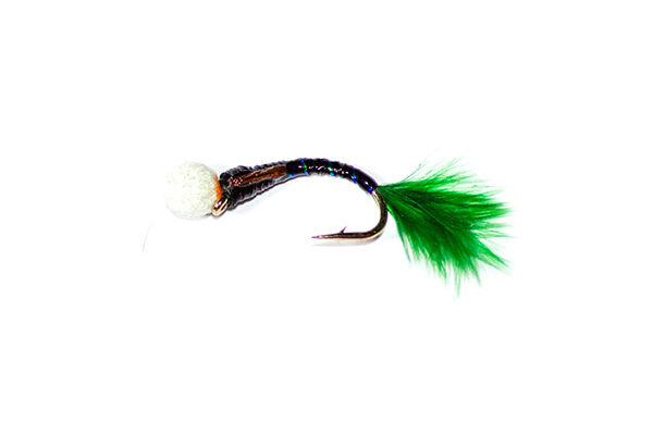 Black Sparkle Epoxy Suspender Buzzer Green Tail