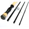 Fish Fishing Tackle Troutmaster x 4 9ft 6 / 7 IM8 Carbon Fibre Fly Rod