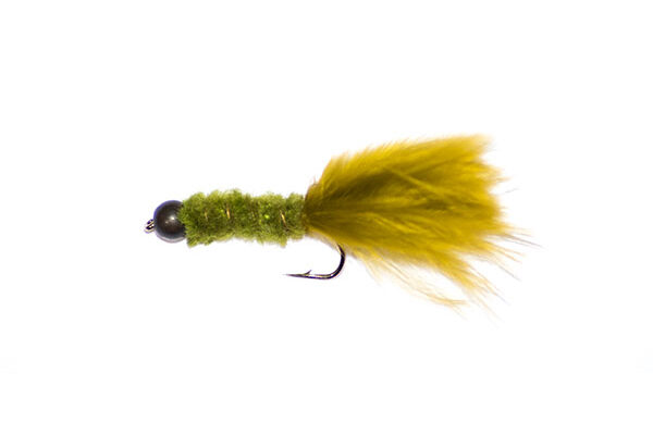 Olive Weighted Tadpole Lure