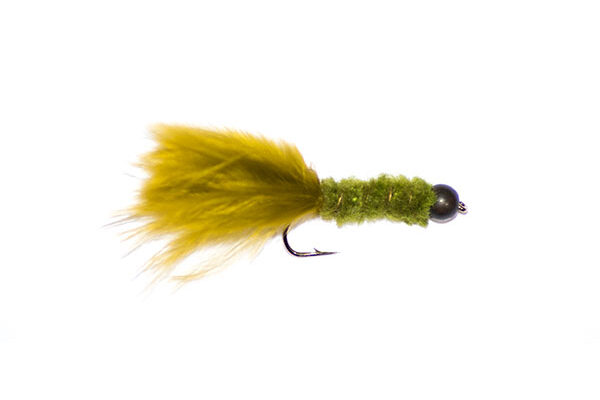 Olive Weighted Tadpole Lure