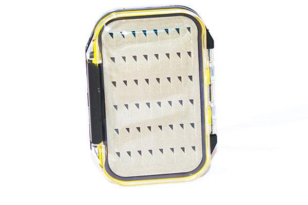 Waterproof Acrylic Fly Box ( holds 96 standard flies) With 24 Dry Flies