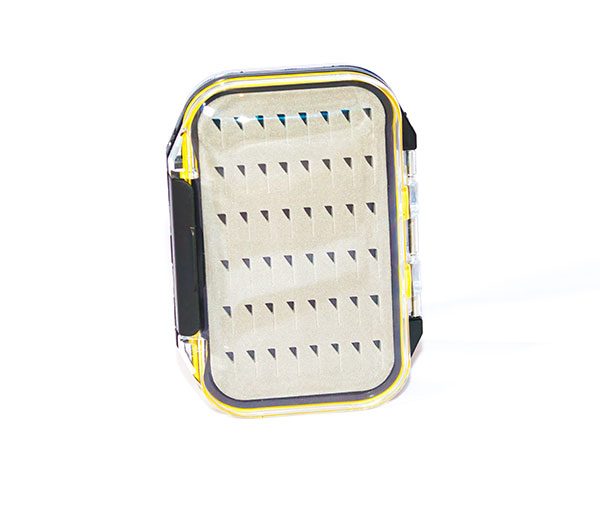 Waterproof Acrylic Fly Box ( holds 96 standard flies) FREE x 8 Goldheads