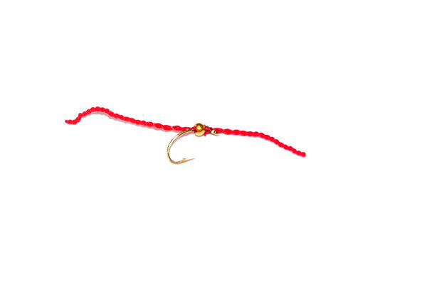 Gold Nugget Red Flexi Floss Blood Worm